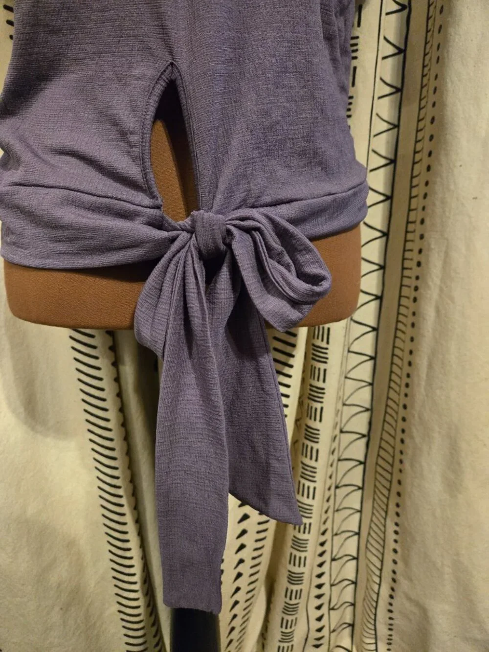 Paperoc Wrap Blouse in purple - Picture 6 of 9